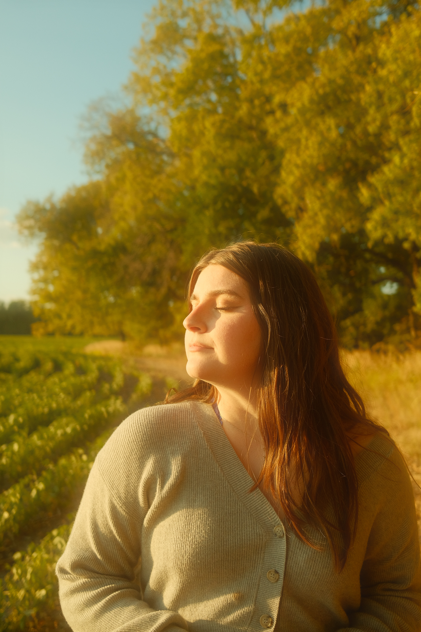 Girl in field